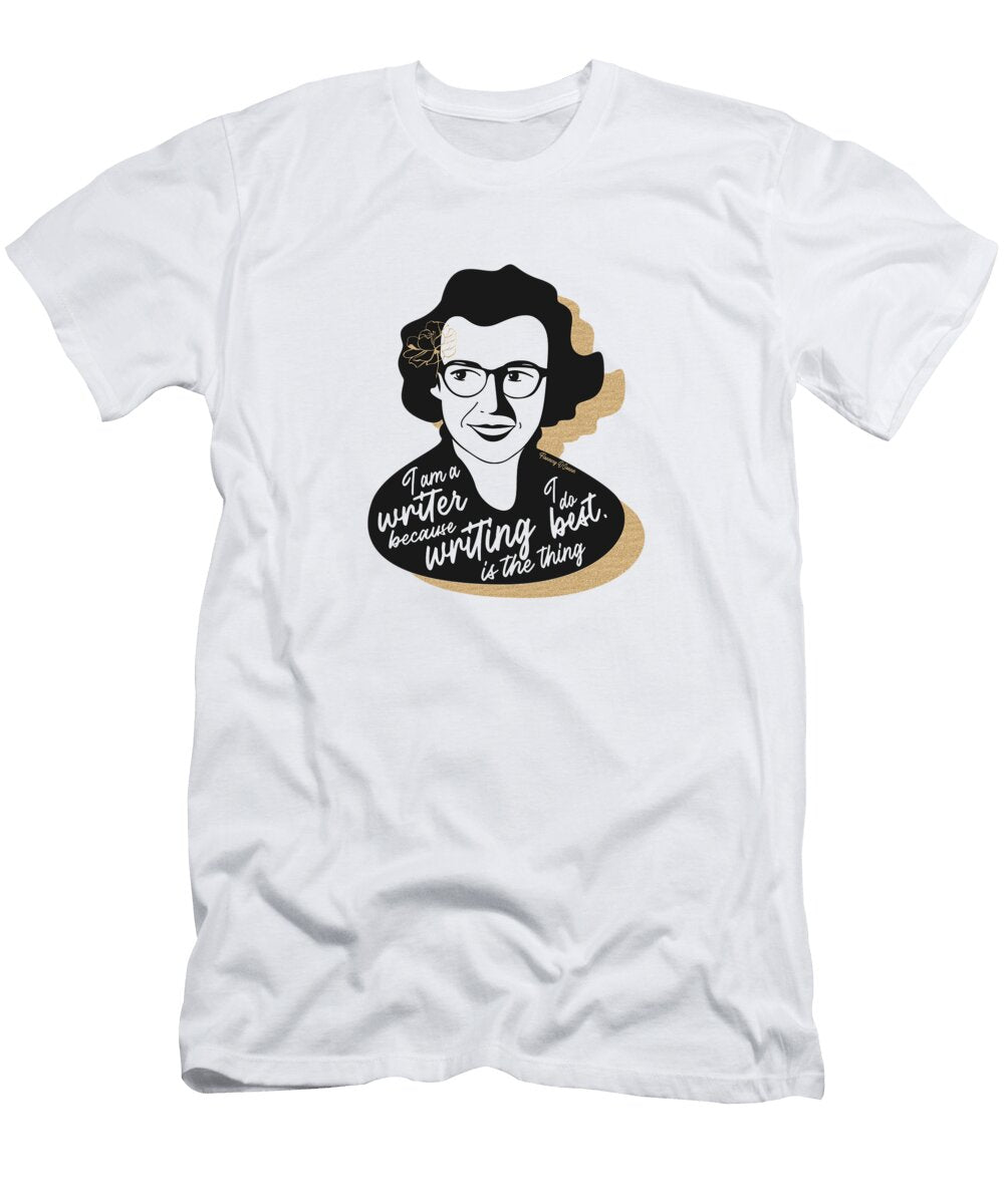 Flannery O Connor Graphic Quote Ii Ink Well T-Shirt