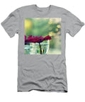 Flowers in Vintage Coke Glasses Laura Fasulo T-Shirt