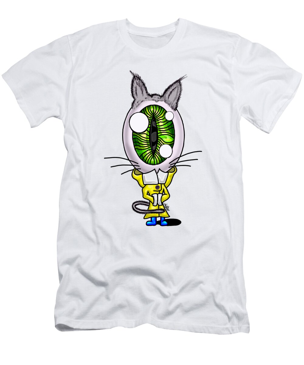 Fluffy Boots Background J Nickel T-Shirt