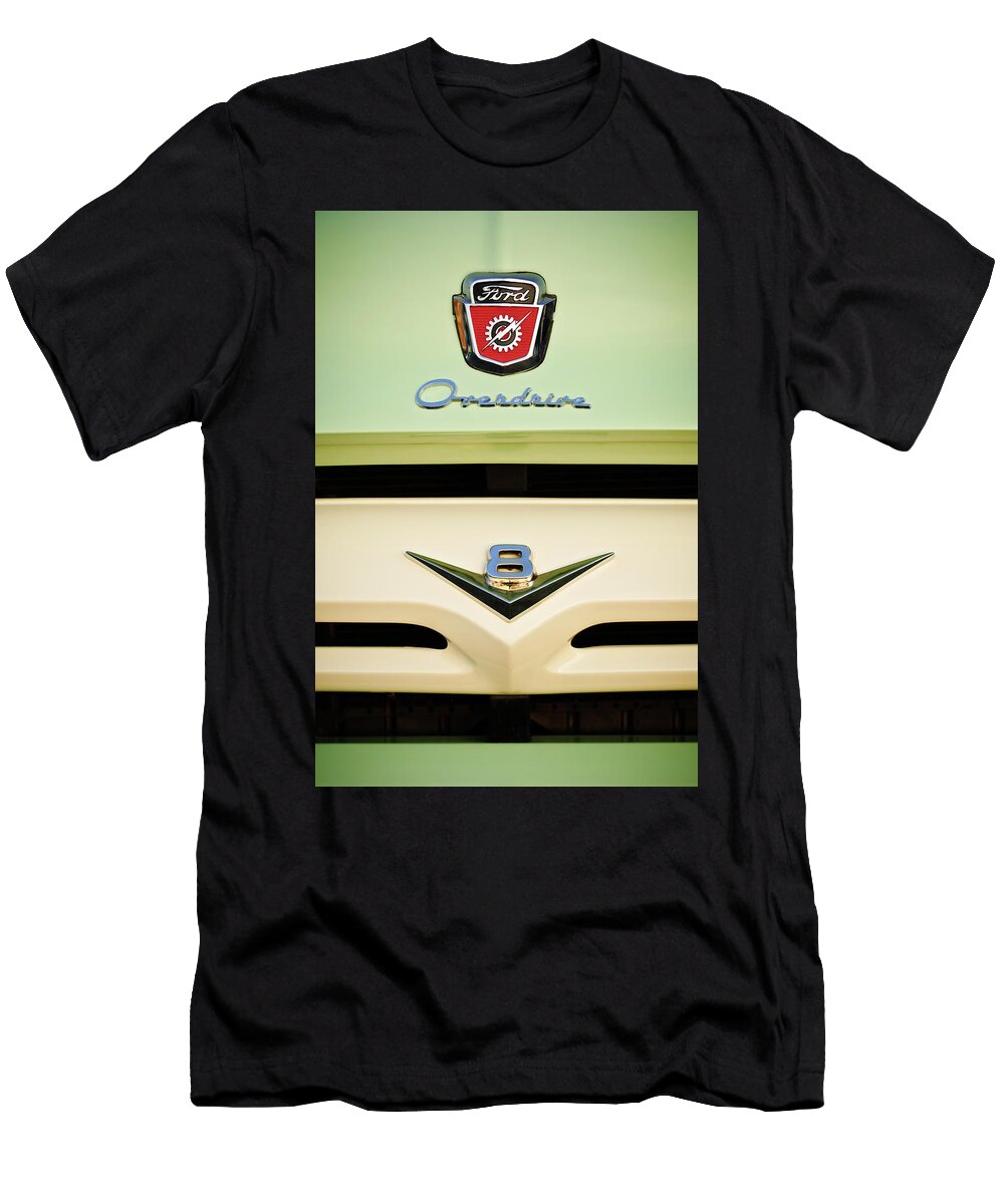 Ford V8 Pickup Emblem Jill Reger T-Shirt