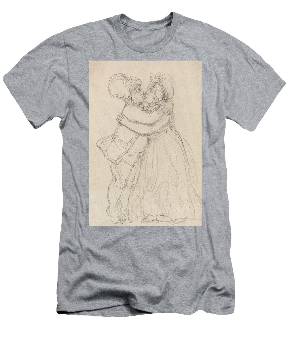 Forgiving Lovers Thomas Rowlandson T-Shirt