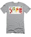 Four Glasses of Sparkling Cocktails with Fruits and Leaves Cocktails T-Shirt