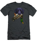 Fowl Mouth Black Labrador Retriever with Mallard David Burgess T-Shirt