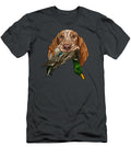 Fowl Mouth Bracco Italiano with Mallard David Burgess T-Shirt