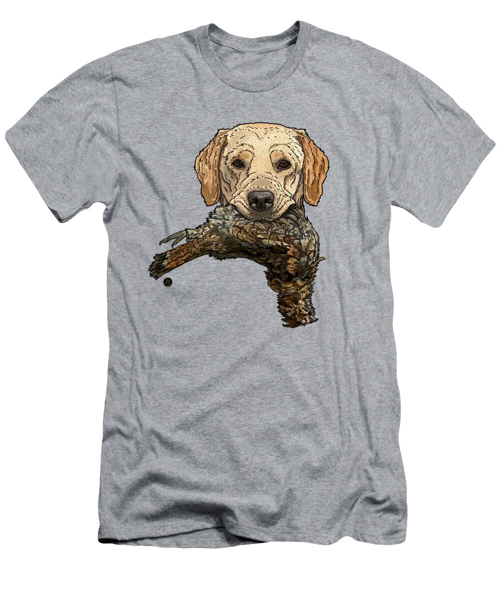 Fowl Mouth Yellow Labrador Retriever David Burgess T-Shirt