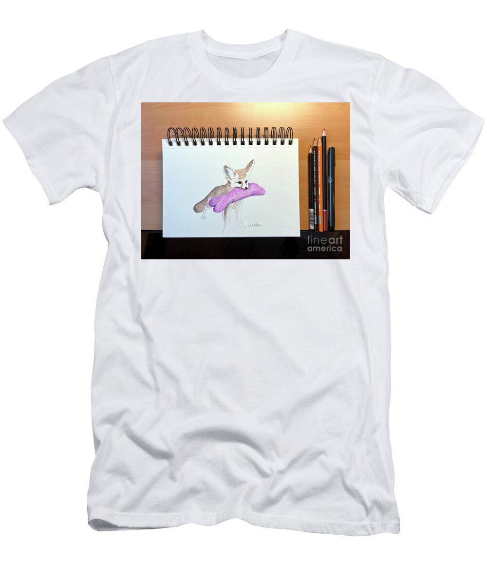 Fox Toy Sketch Day 2 Donna Mibus T-Shirt