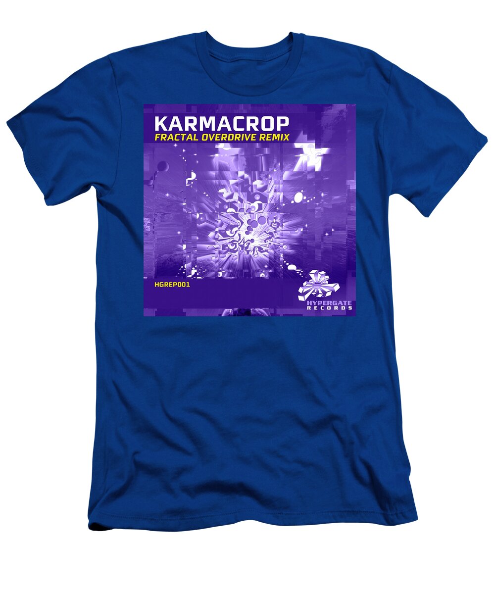 Fractal Overdrive Remix Hypergate Records T-Shirt