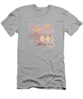 Free Spirit Butterflies Follow Your Dreams Blush Peach Rose Gold Audrey Jeanne Roberts T-Shirt