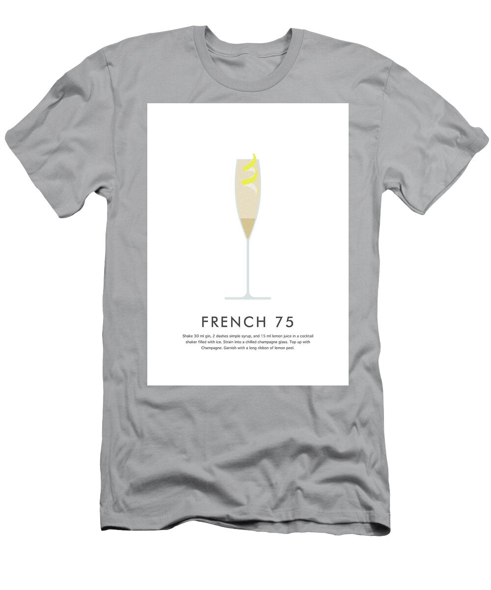 French 75 Minimalist Art Dennson Creative T-Shirt