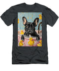 French Bulldog Dog Enjoying a Bubbly Bath Adrien Efren T-Shirt