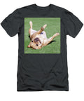 Frenchie Rolling Over Grass and Goofing Off Yuval Helfman T-Shirt