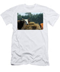 Friendly Cow Sticking Tongue Out Moment Captured T-Shirt