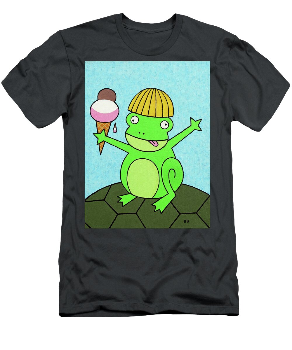 Frog with Bowl Haircut Bruce Bodden T-Shirt