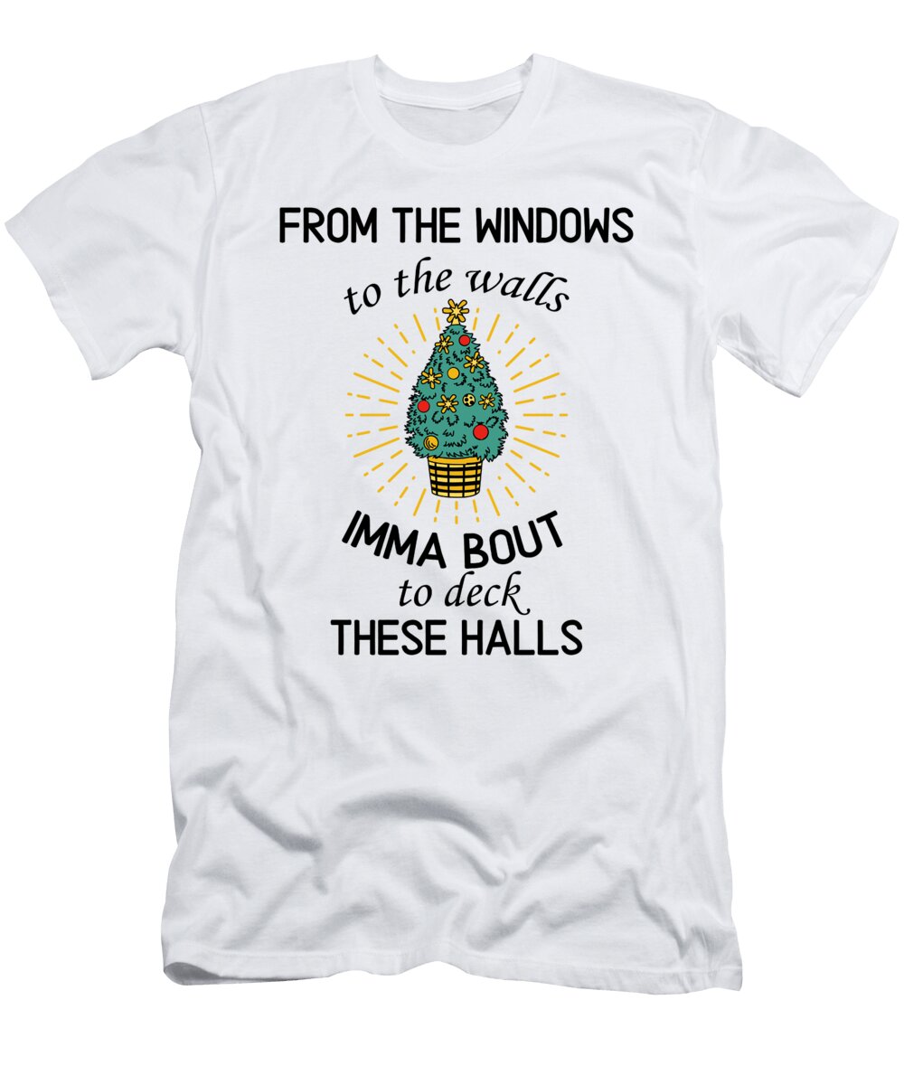 From the Windows to the Wall Imma Bout Xmas Basquiaty Store T-Shirt