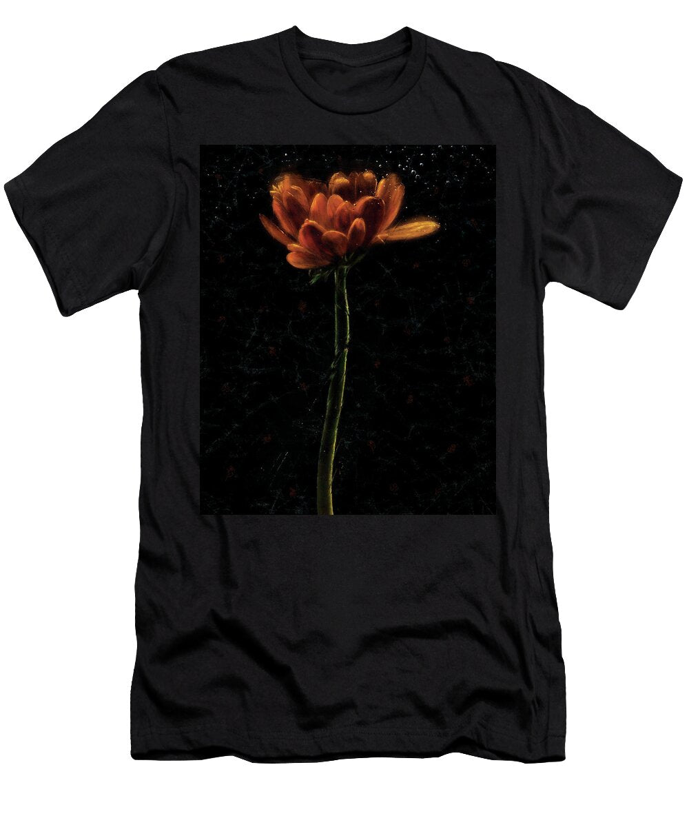 Frozen Daisy in Bubbly Night German Murillo T-Shirt