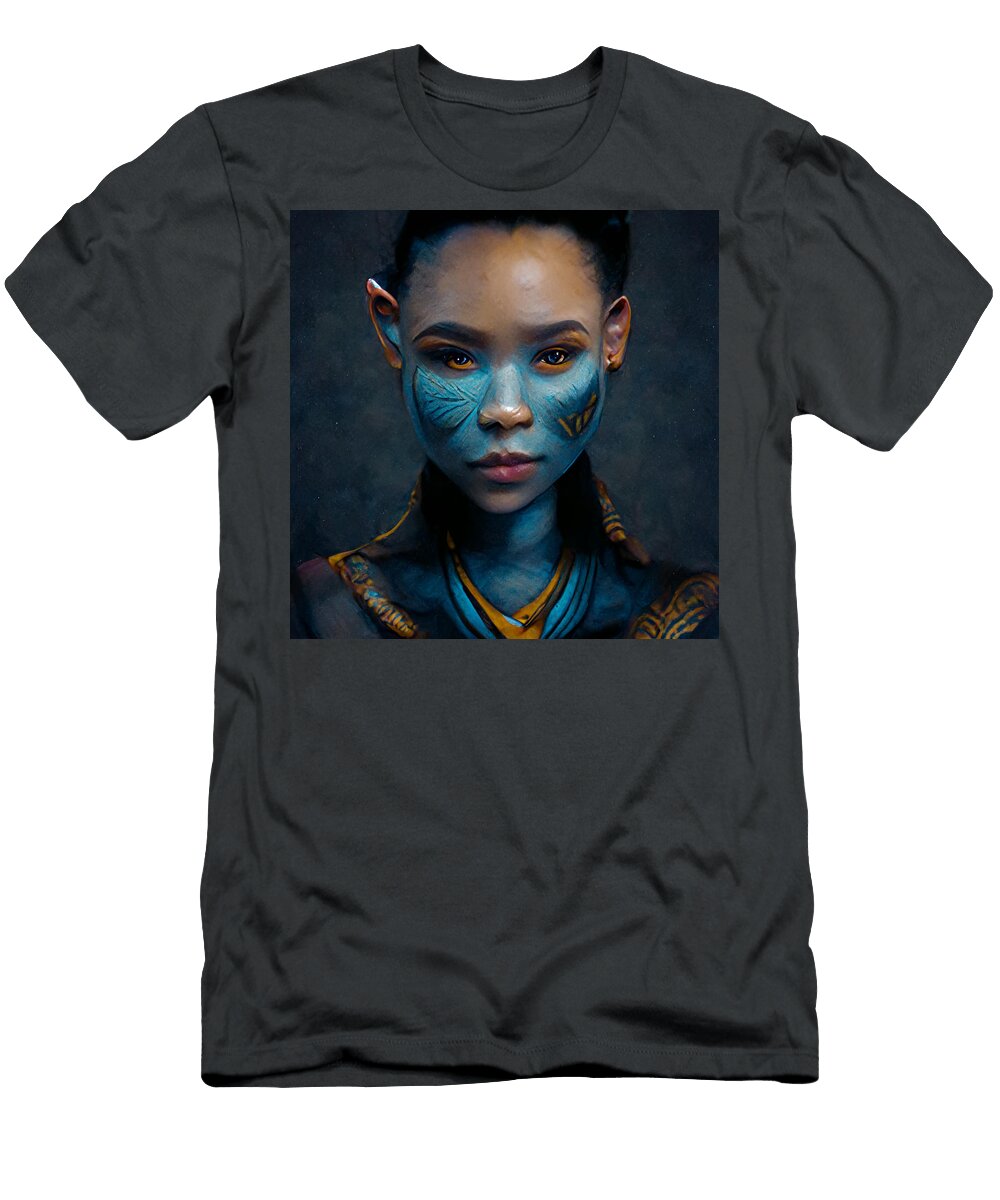 Full Body Portrait Neytiri From Avatar Sharp Ja C8b5ca07 D949 4518 9c7e 8e3d30c18ddf By Celestial Images T-Shirt