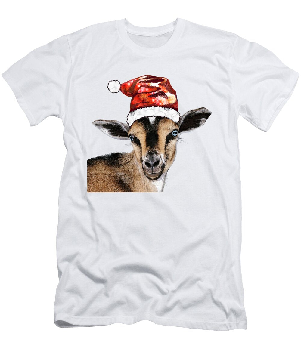 Fun Goat Art Seasons Bleatings Sharon Cummings T-Shirt