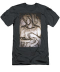 Funerary Art Vertical Background Sleeping Angel in Certosa Ceme Luca Lorenzelli T-Shirt