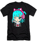 Funny Anime and Gaming Chibi Graphic Anime Girl Video Games Dnt Prints T-Shirt