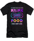 Funny Anime Video Games and Food Present for Girls Gamers Dnt Prints T-Shirt