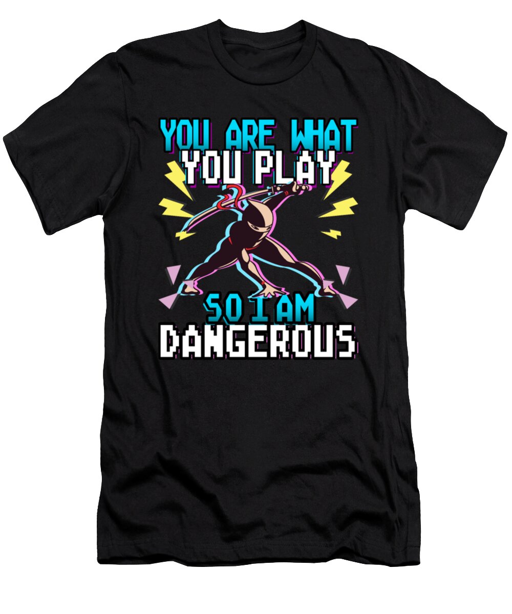 Funny Gamer I Am Dangerous Tinh Tran Le Thanh T-Shirt