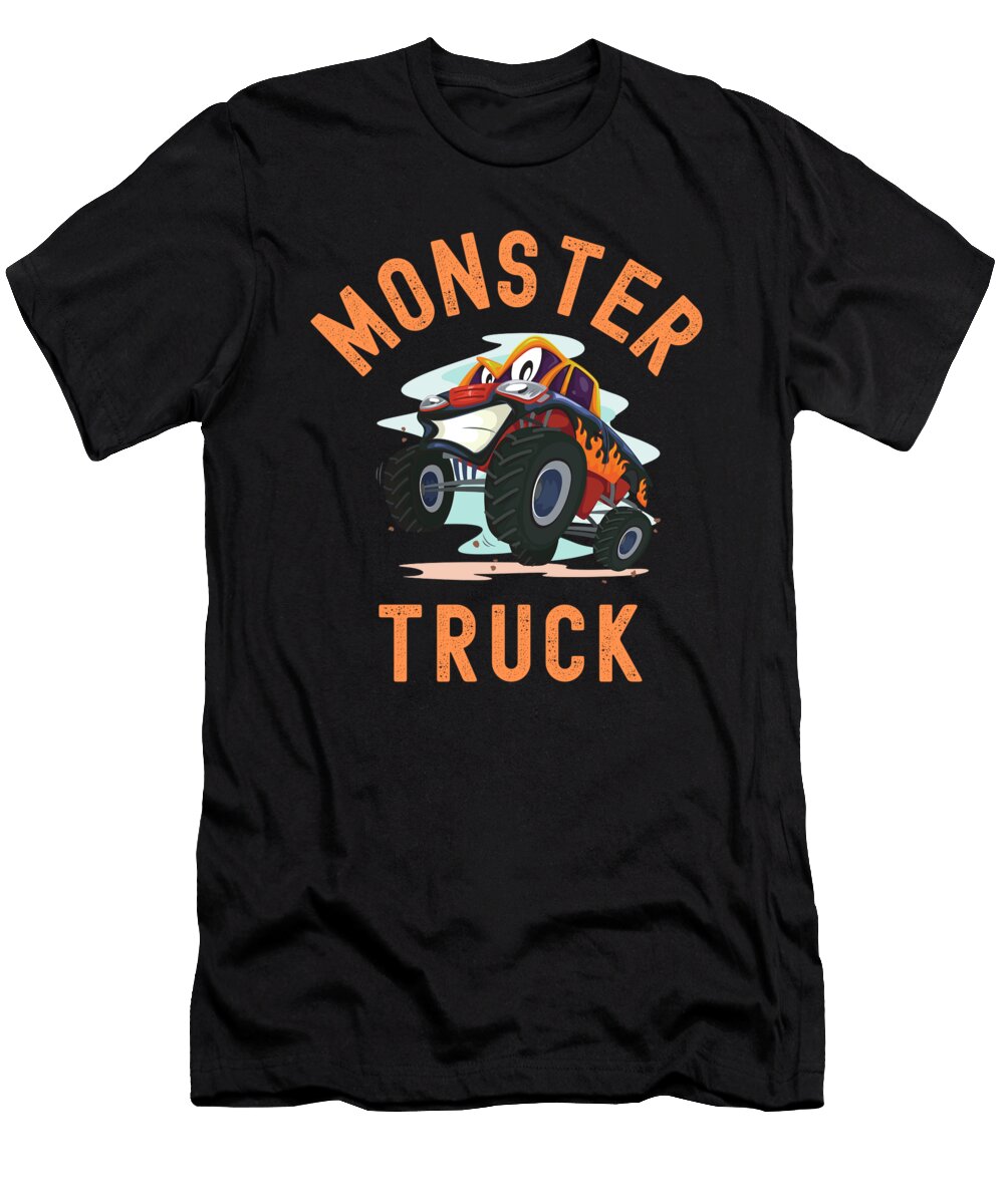Funny Monster Truck with Face Organicfoodempire T-Shirt