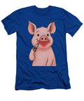 Funny Pig Wall Art By Bob Orsillo Lipstick on a Pig Cartoon Poster for Collectors Bob Orsillo T-Shirt