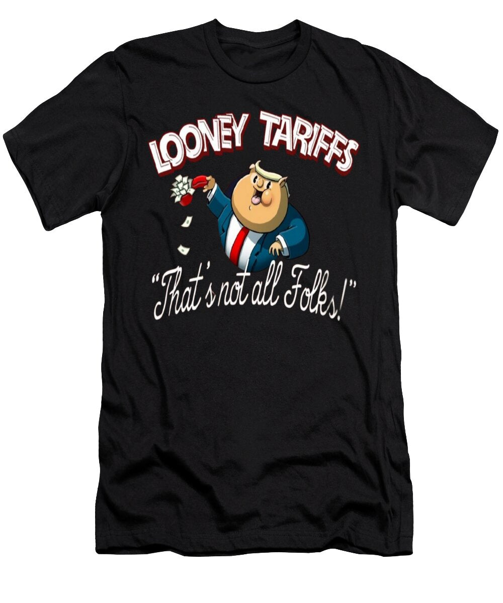 Funny Trumps Tariff Toons New World Order Samir Youchaa T-Shirt