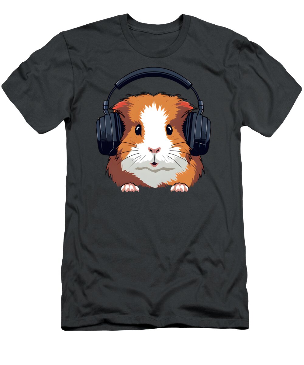 Fur Tunes Jammin with Whiskers Lise Bilhaut T-Shirt
