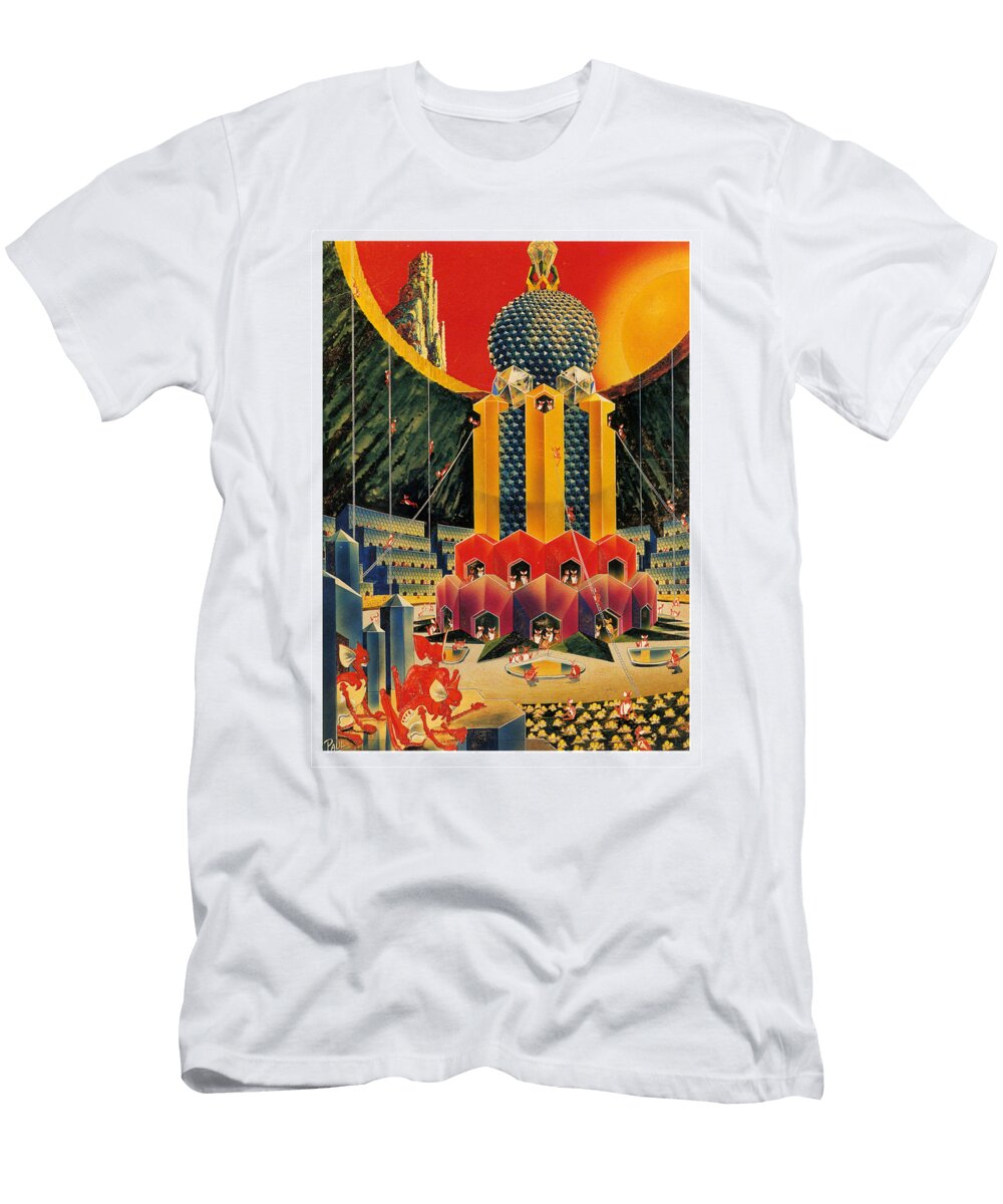 Futuristic Architectural Scene Just Vintage T-Shirt