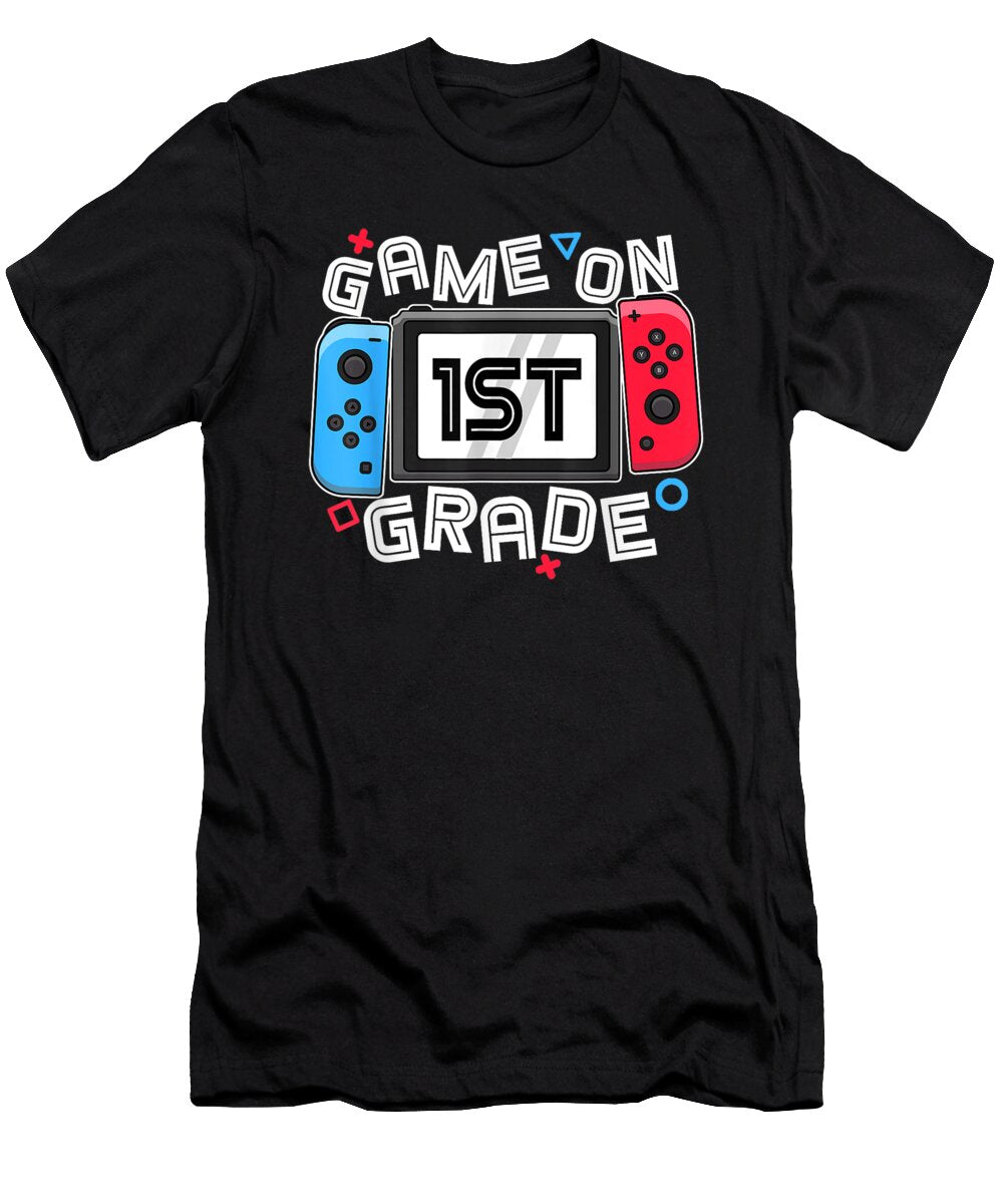 Game on 1st Grade Back to School Funny Gamer Kids Boys Dhbubble T-Shirt