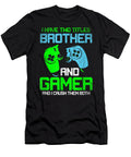 Gamer Boys Kids Gift Idea Video Games Lover Brother Gaming Dnt Prints T-Shirt