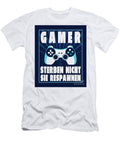Gamers Dont Die They Respawn Video Games Gift Hall Logan T-Shirt