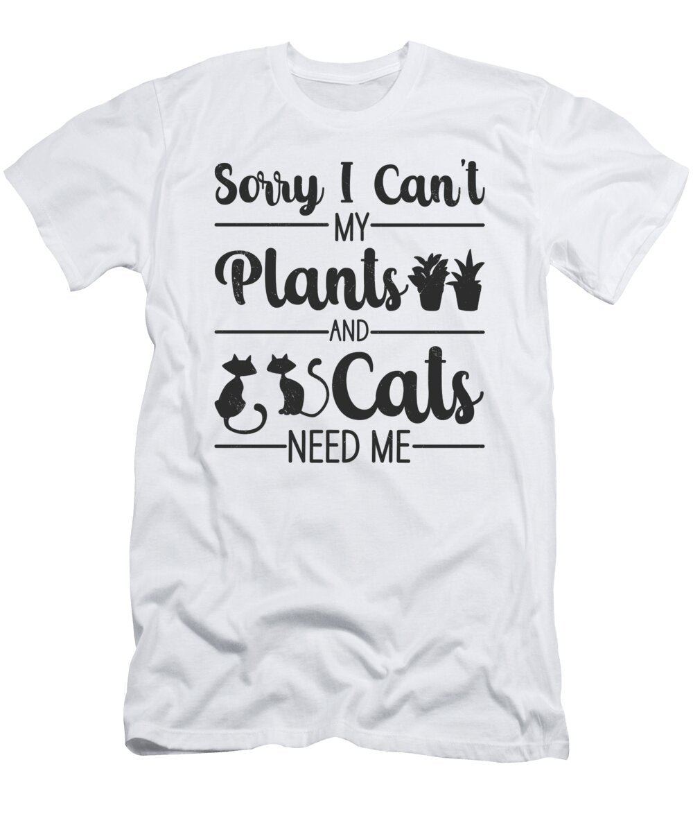 Gardening Botanical Plants Adorable Pet Cat Toms Store T-Shirt