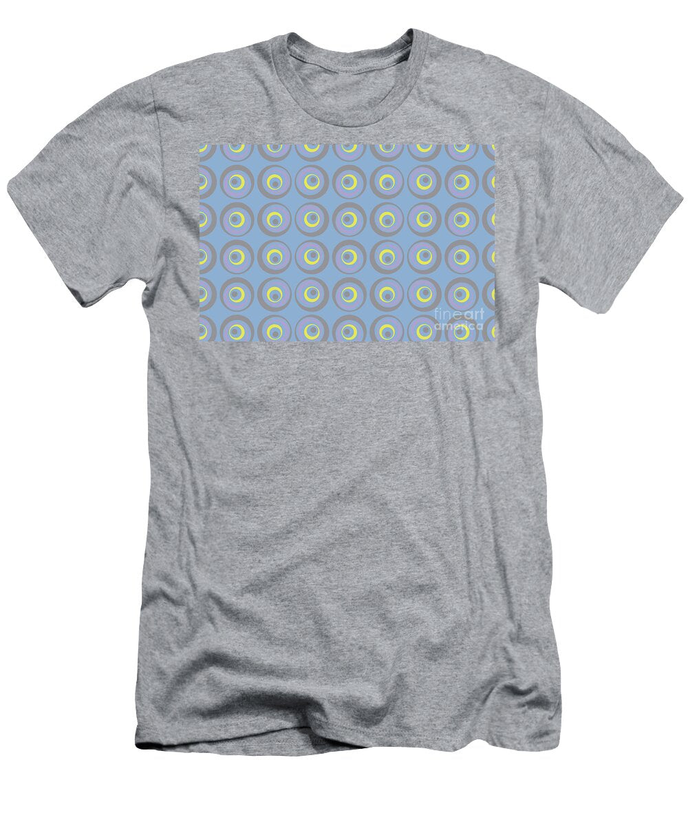 Geometric Wacky Circle Pattern V16 Color of the Year 2021 Illuminating Yellow and Accent Shades Petite Patterns T-Shirt