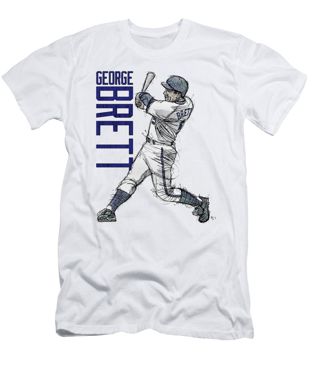 George Brett Sketch Kelvin Kent T-Shirt