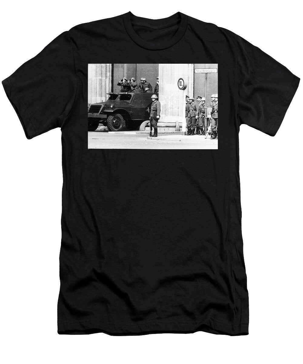 German Soldiers with Military Vehicle John J Daly Cold War Legacy T-Shirt
