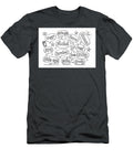 German Teenage Slang Text Bubbles Drawing Frank Ramspott T-Shirt