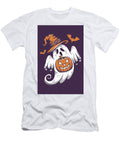 Ghost Pumpkin with Witch Hat for Halloween Vidddie Publyshd T-Shirt