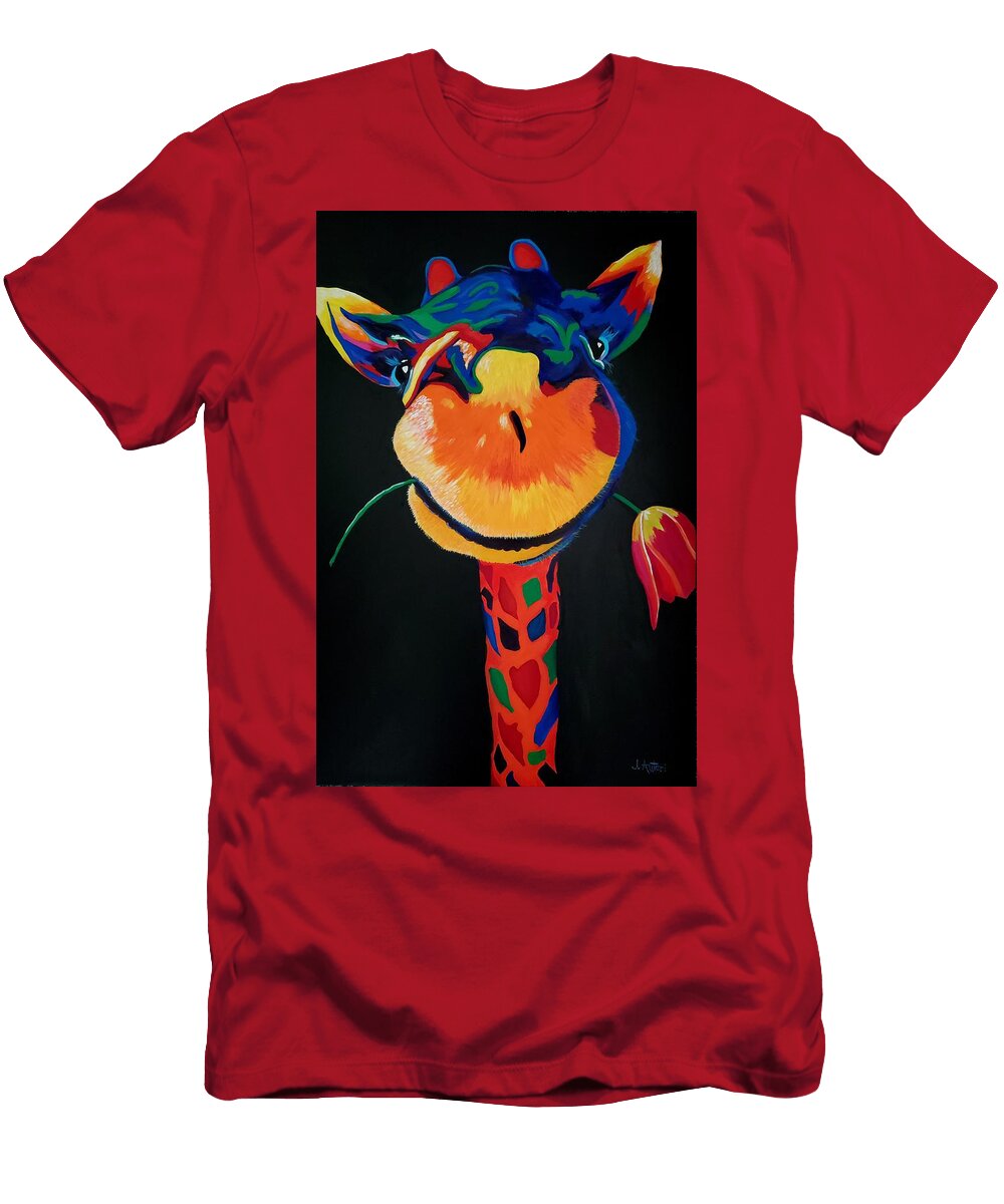 Giraffe Iii Joyce Auteri T-Shirt