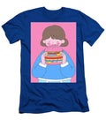 Girl Enjoying a Giant Burger Fabrizio Cassetta T-Shirt