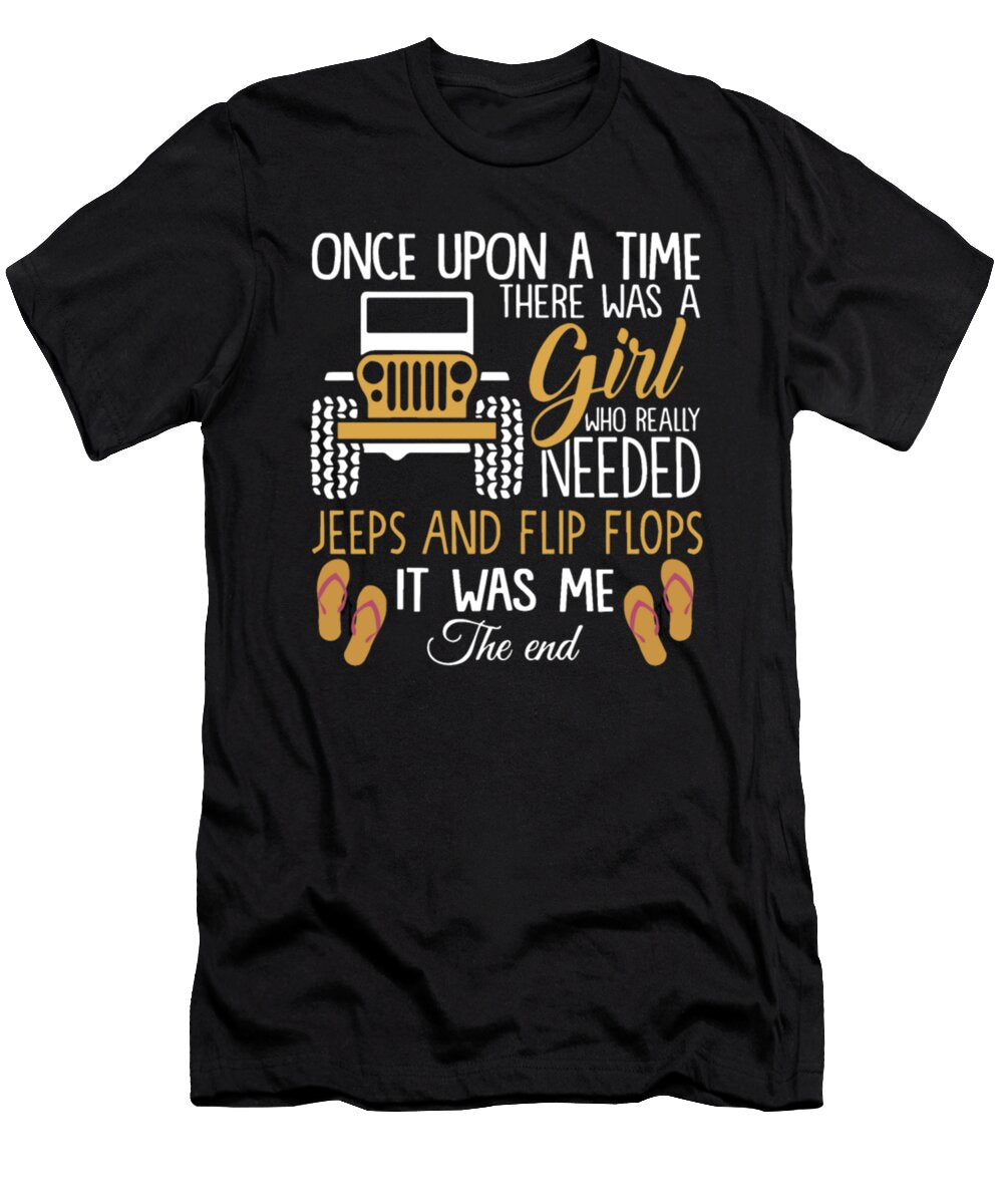 Girl Jeeps and Flip Flops It Was Me Tinh Tran Le Thanh T-Shirt
