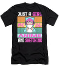 Girl Loves Anime and Sketching Anime Merch Anime Lover Gifts Dnt Prints T-Shirt