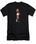 Girl W Her Cat Nelson Nieves T-Shirt