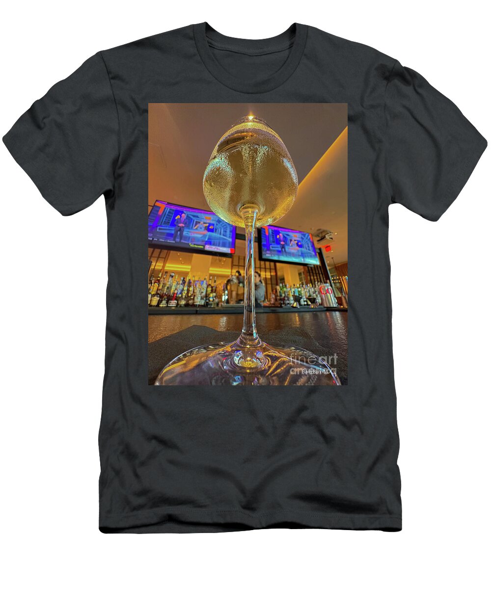 Glass of Chardonnay Barry Bohn T-Shirt