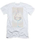 Glass of Pink Bubbles Bigalbaloo Stock T-Shirt