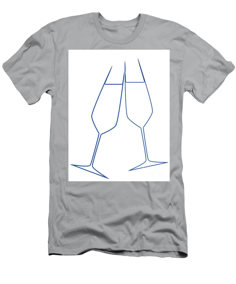 Glass Outline Toast Bigalbaloo Stock T-Shirt