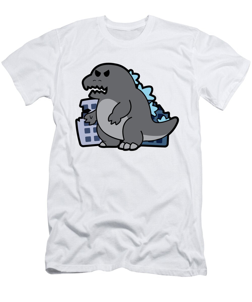 Godzilla Chibi Angry Geraldine T Somerville T-Shirt