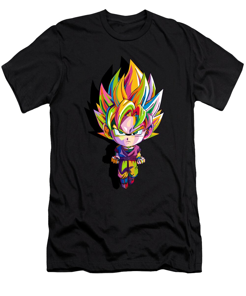 Goku Chibi Baturaja Vector T-Shirt