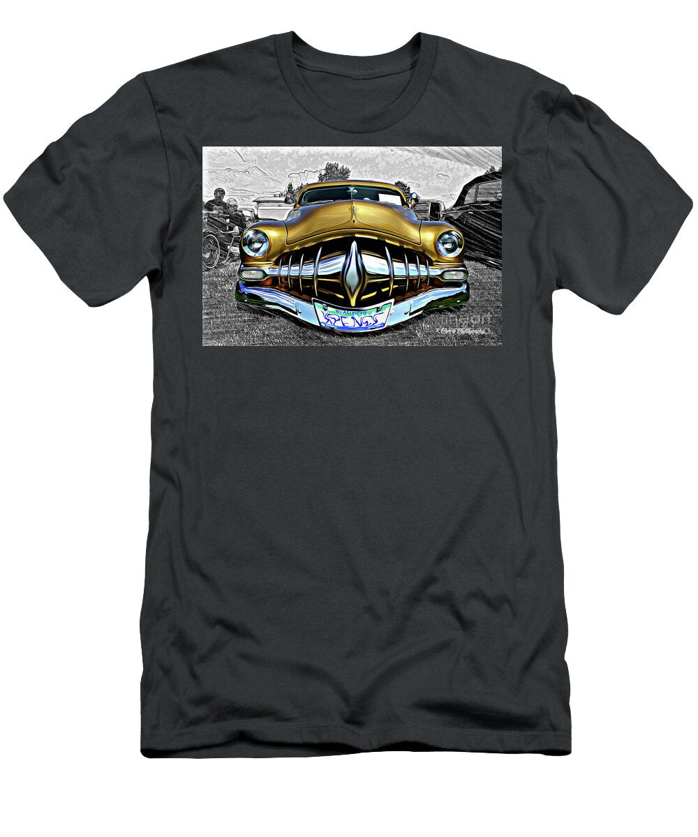 Gold Street Rod Cartoon Randy Harris T-Shirt
